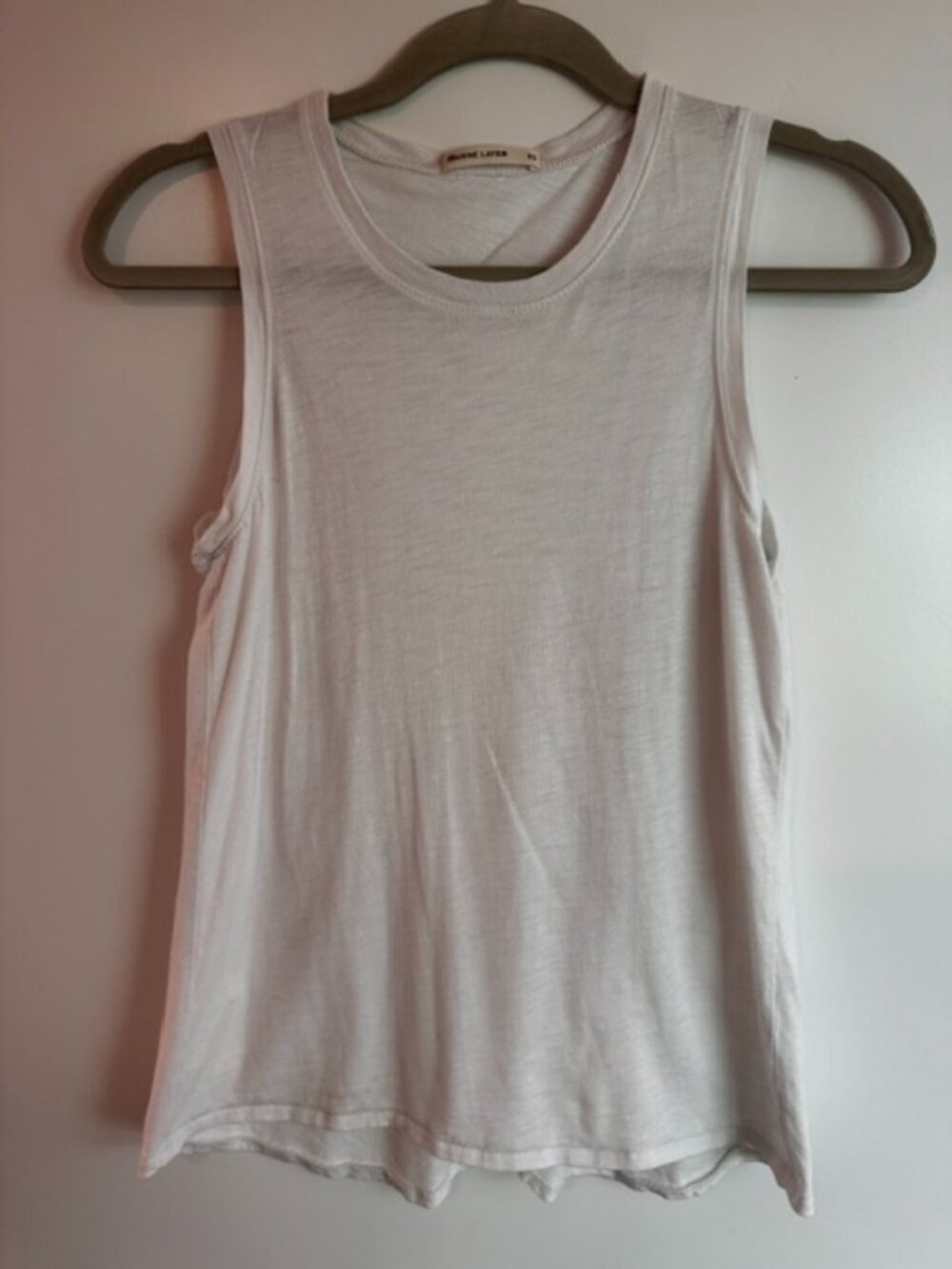 Marine Layer Classic Tank Top White Size XS